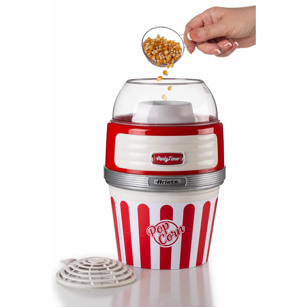 Popcorn-kone Ariete 2957/01 Azul,rojo,blanco 1100 W - Image 4