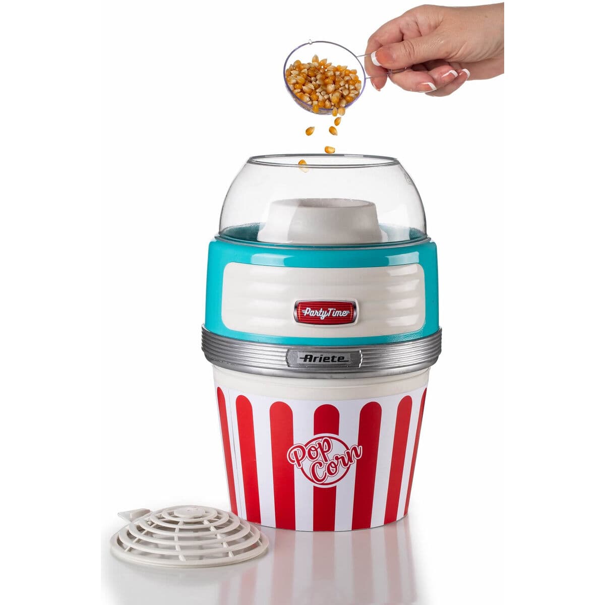 Popcorn-kone Ariete 2957/01 Azul,rojo,blanco 1100 W - Image 3