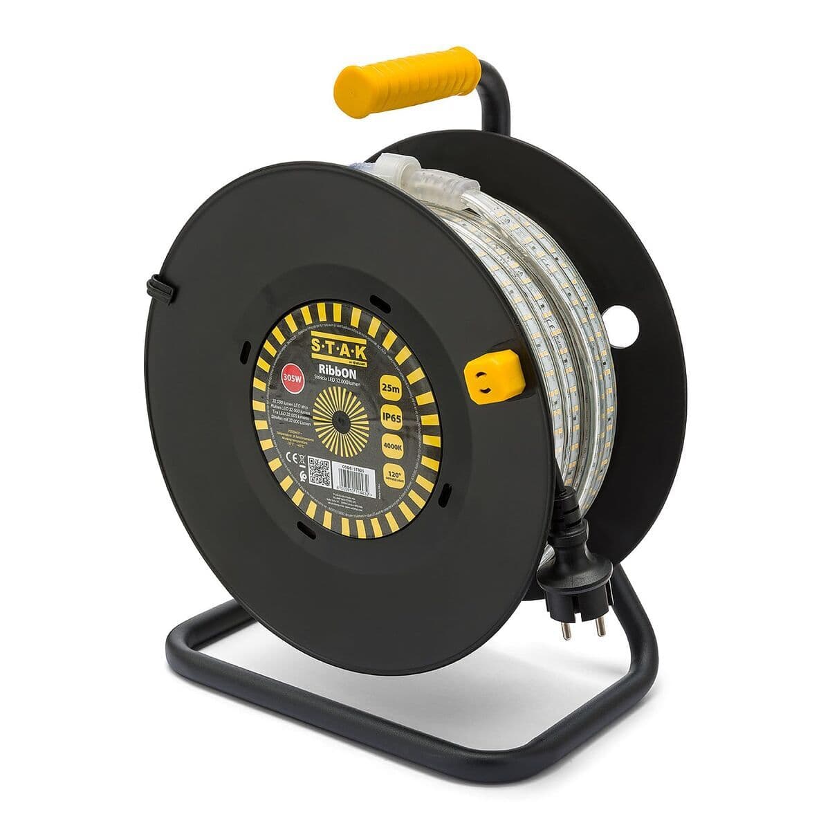 LED-Leisten Stak 185 W 15 m LED Leicht 4000 K Schwarz Durchsichtig - Image 3