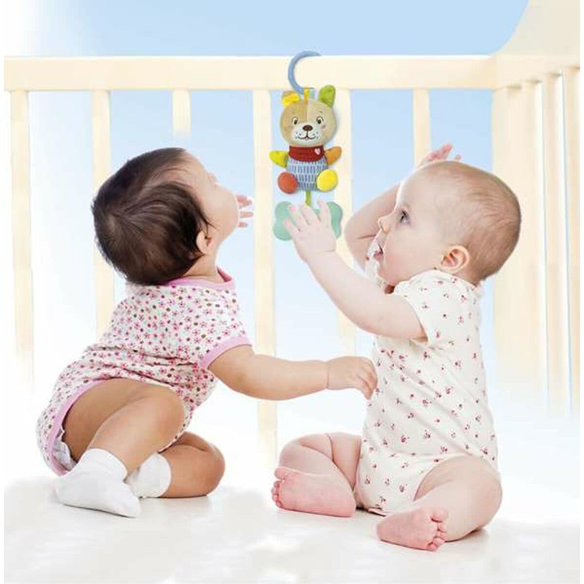 Peluche Sonajero Clementoni Lovely Dog 18 x 25 x 6 cm - Image 3