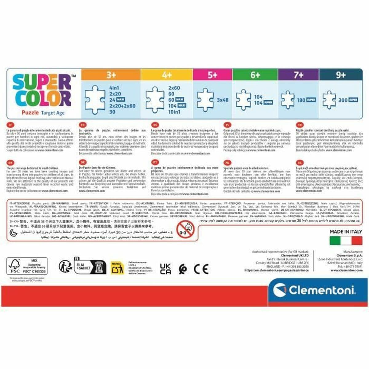 Puzzle Clementoni Stitch (3 Unidades) - Image 5