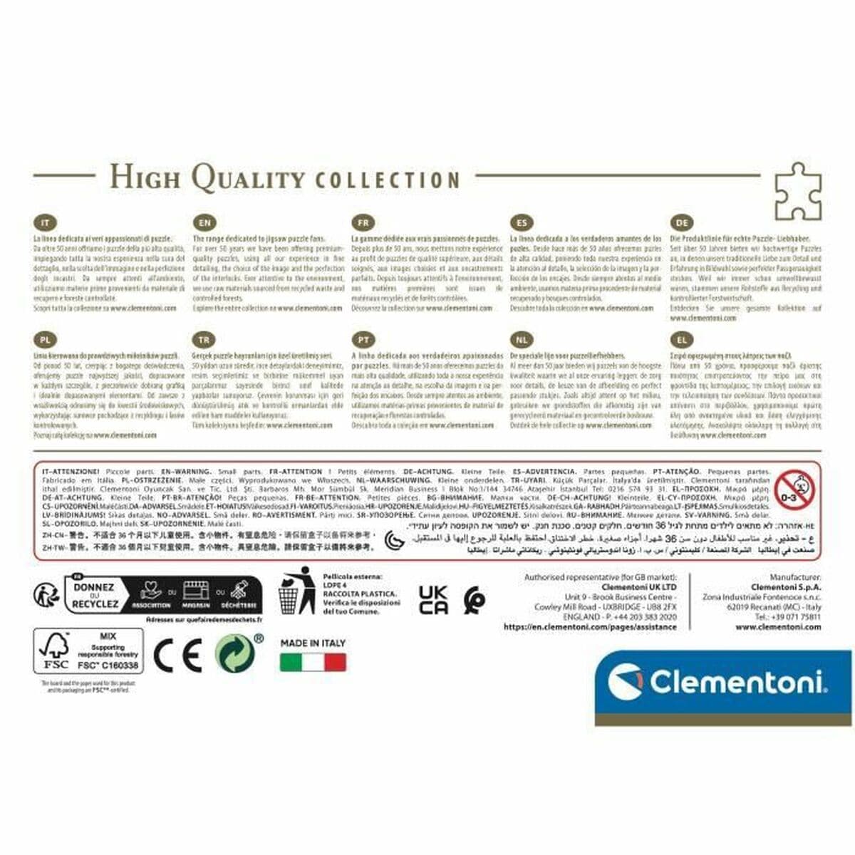 Pussel Clementoni 500 Delar - Image 5