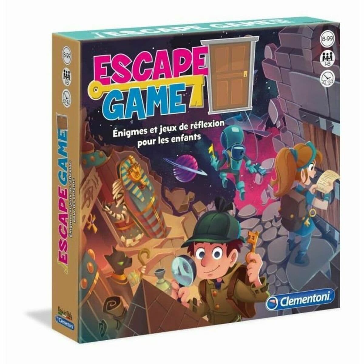 Juego de Mesa Clementoni 52430 Escape Game 31 x 6 x 31 cm