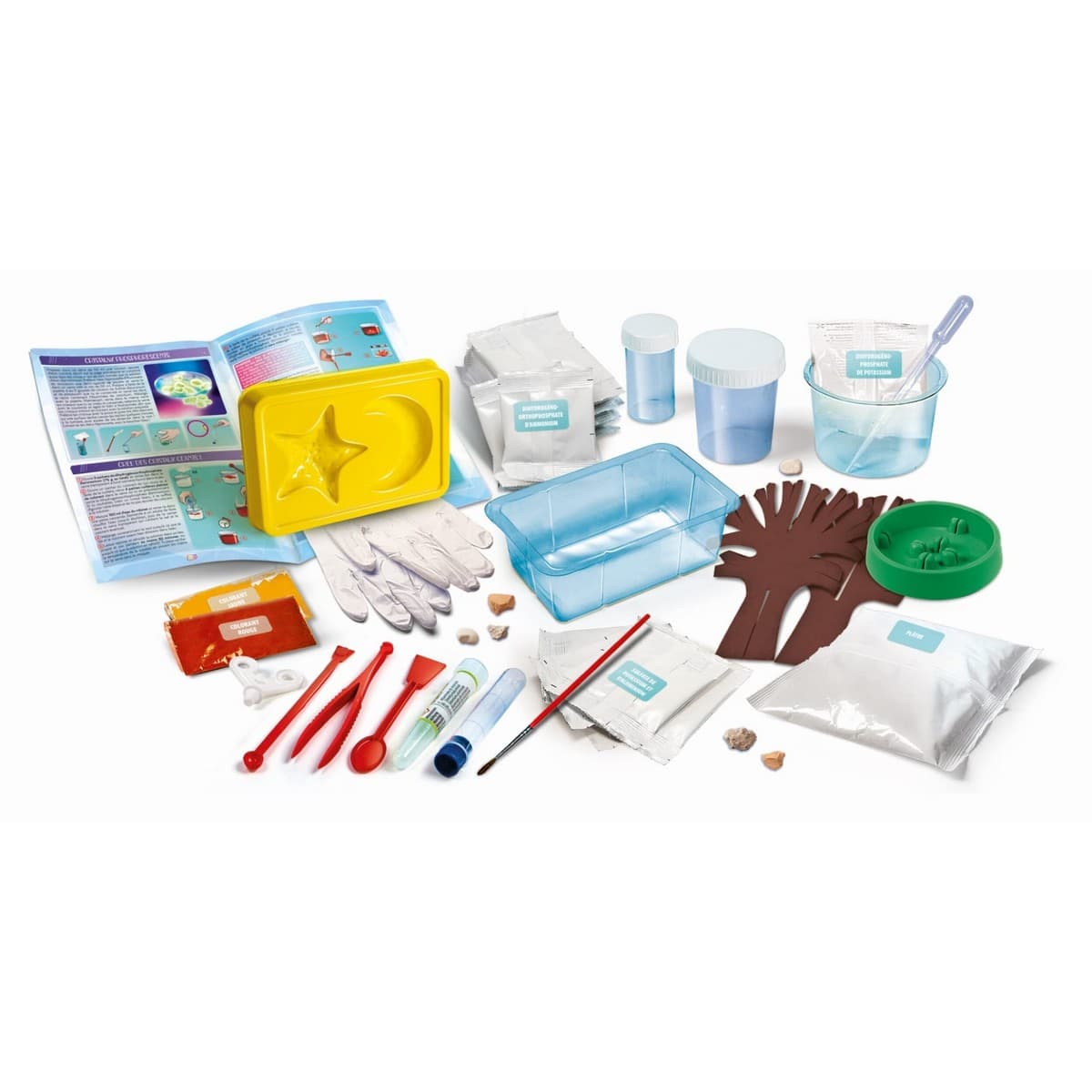 Juego de Ciencia Clementoni The Mega Crystals Francés 52490 - Image 3