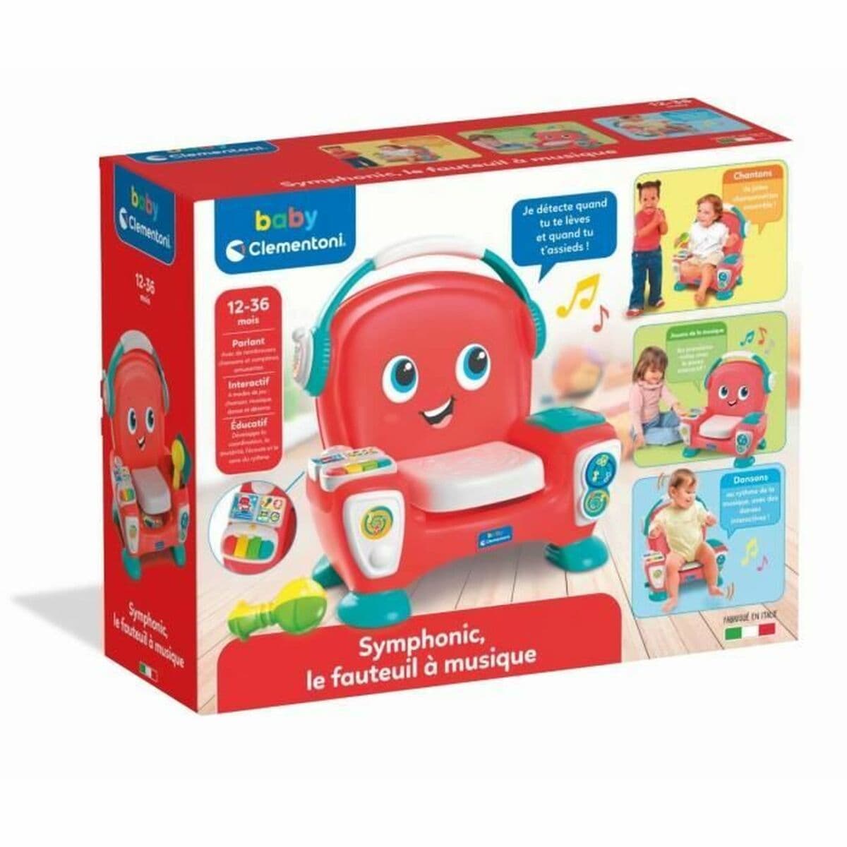 Child's Chair Clementoni Symphonic My music chair Musik (Renoverade C) - Image 6