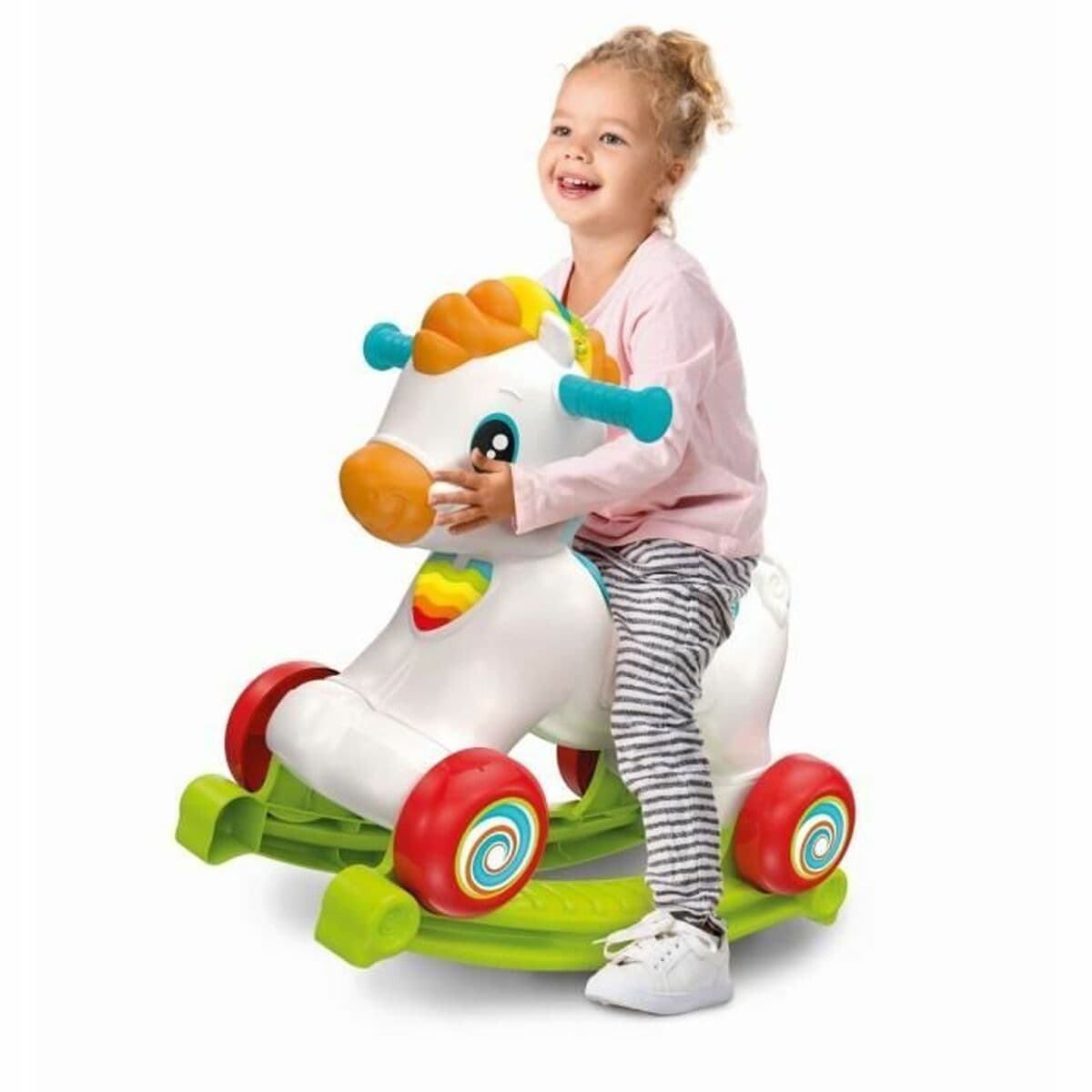 Gunghäst Clementoni Rocking horse and wheels (FR) - Image 3