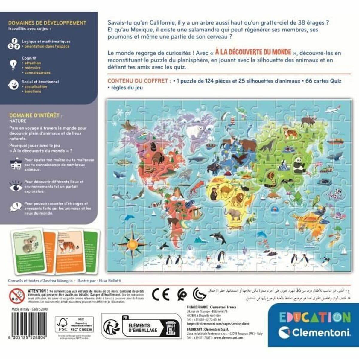 Juego Educativo Clementoni À la découverte du monde (FR) - Image 4