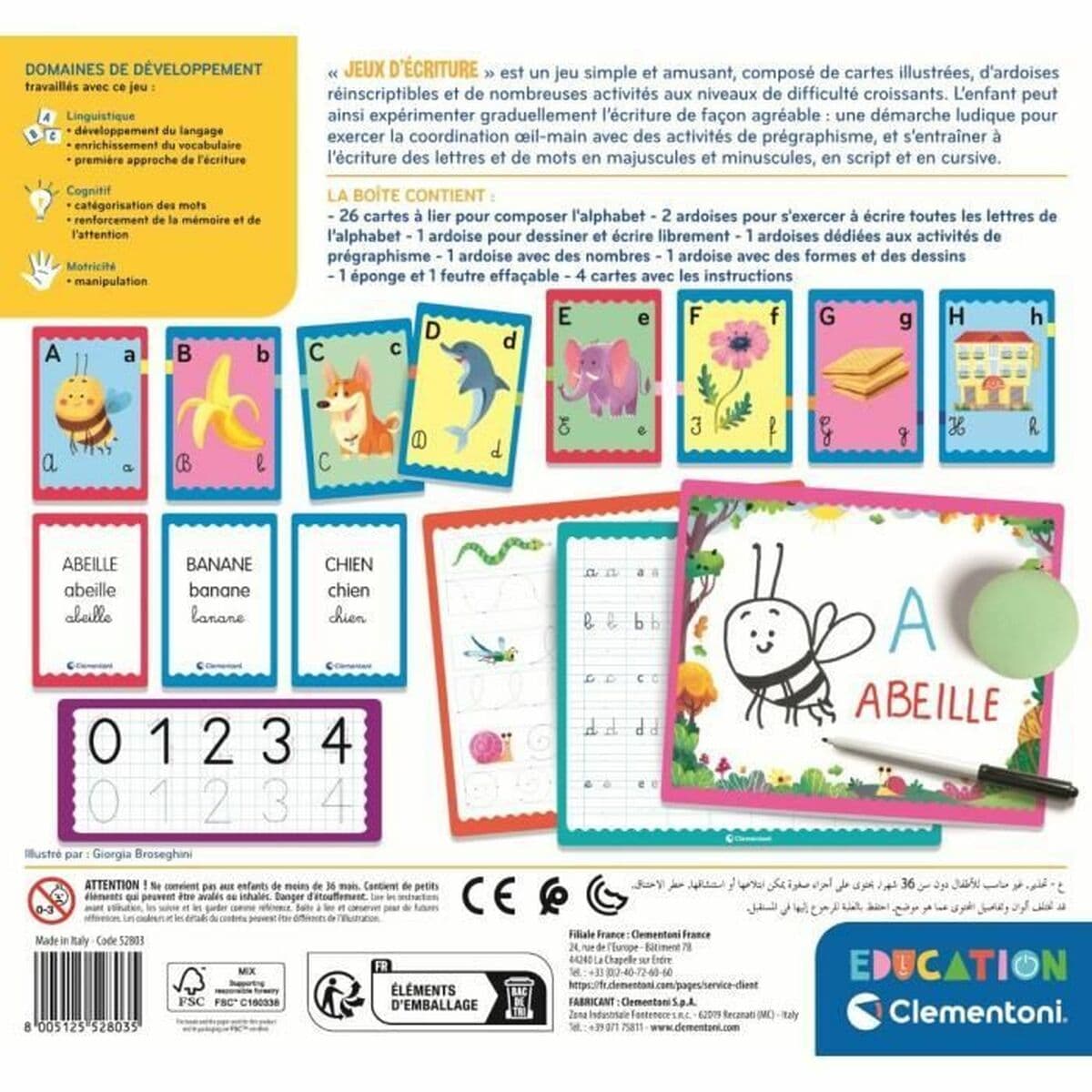 Juego Educativo Clementoni Jeux d'écriture (FR) - Image 4