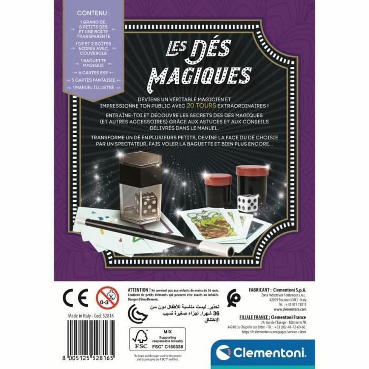 Magiczna gra Clementoni Coffret des dés magiques (FR) - Image 4
