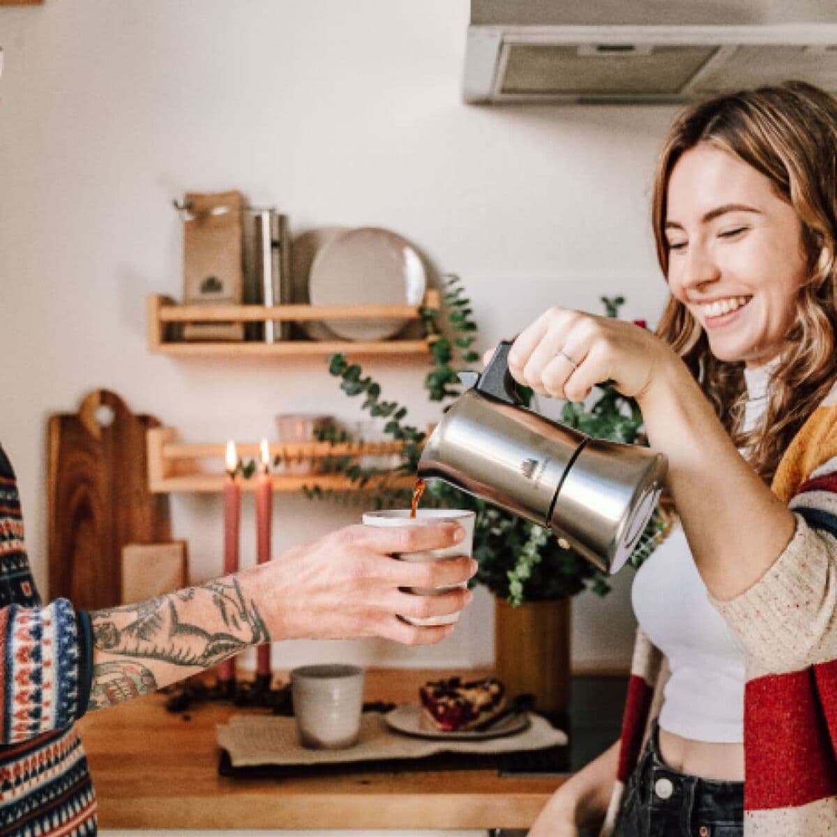 Talijanska Moka za Kavu Bialetti Srebrna Drvo Nehrđajući Čelik - Image 7