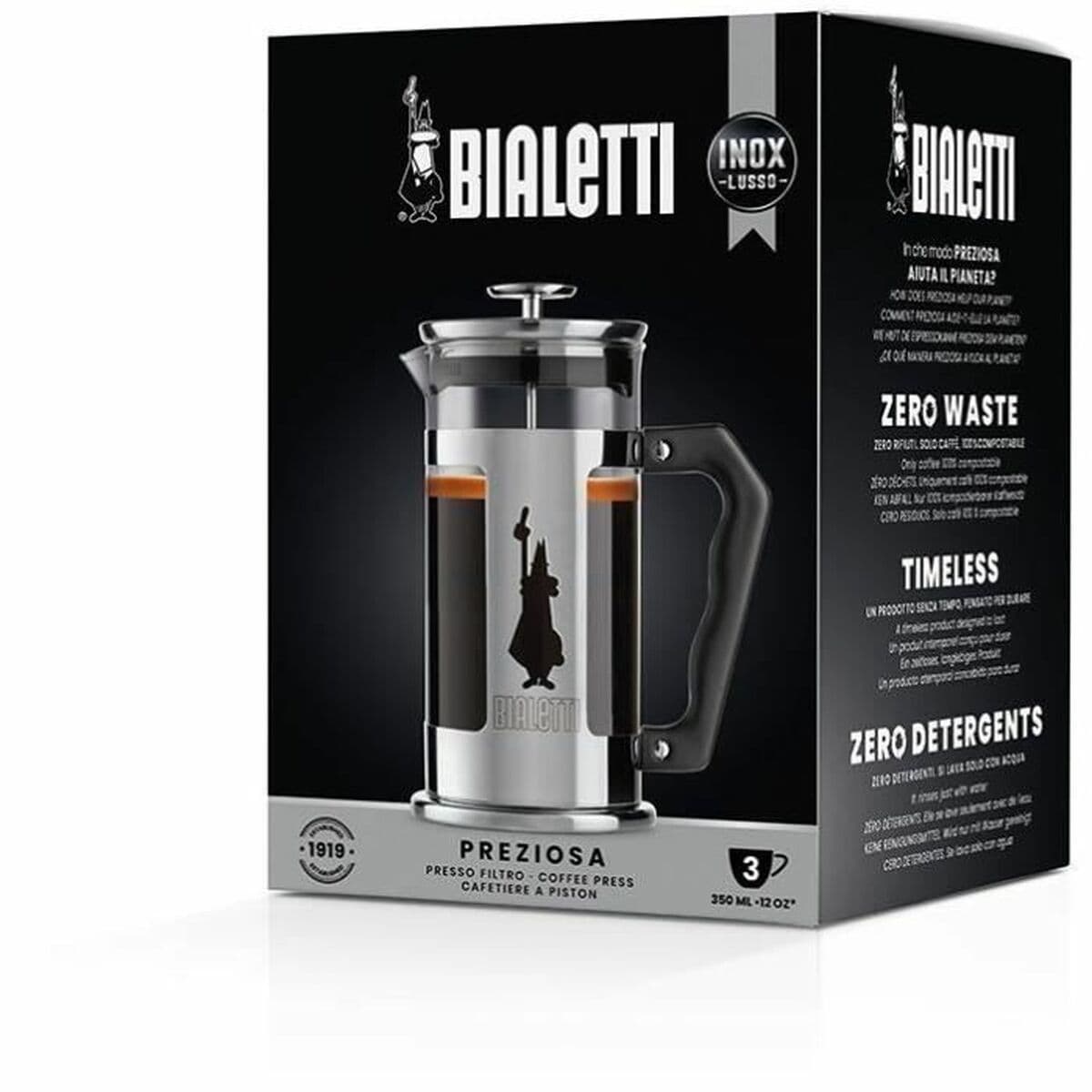Kolben-Kaffeemaschine Bialetti Grau 350 ml - Image 7