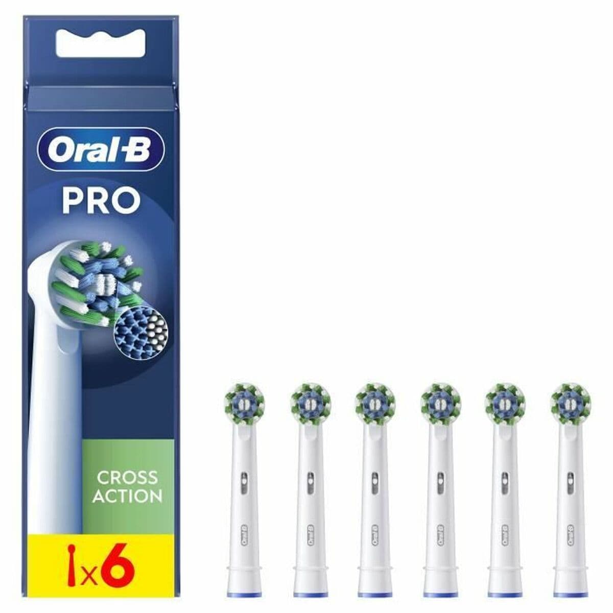 Aizvietojama Galviņa Oral-B 6 gb. Balts