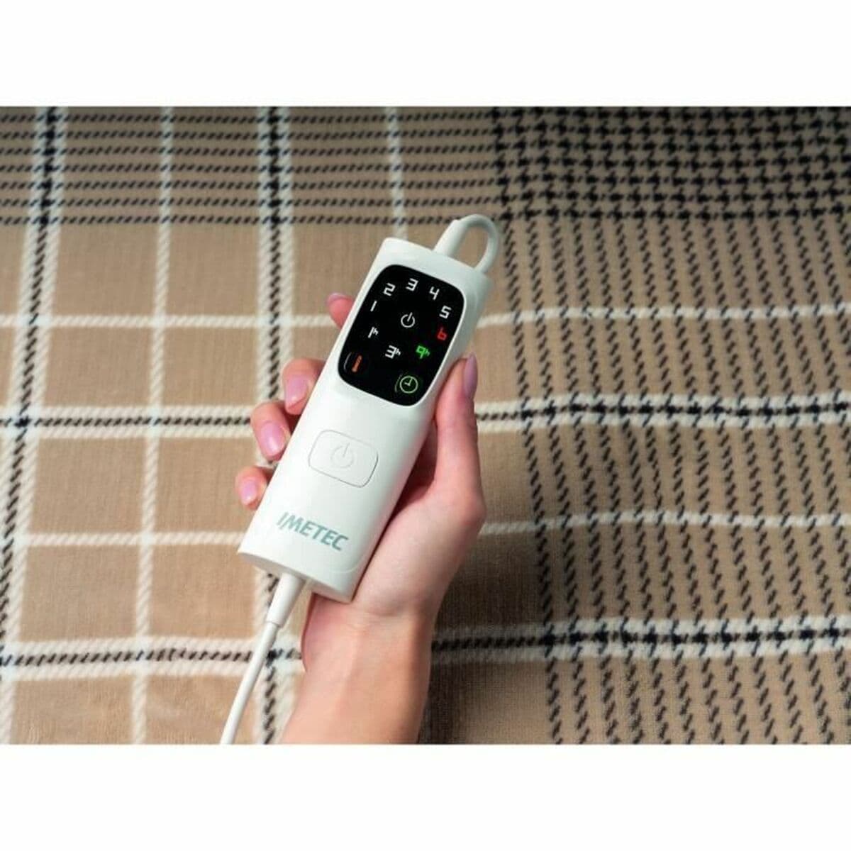 Elektrisk filt IMETEC 16936 Brun Sammet - Image 3