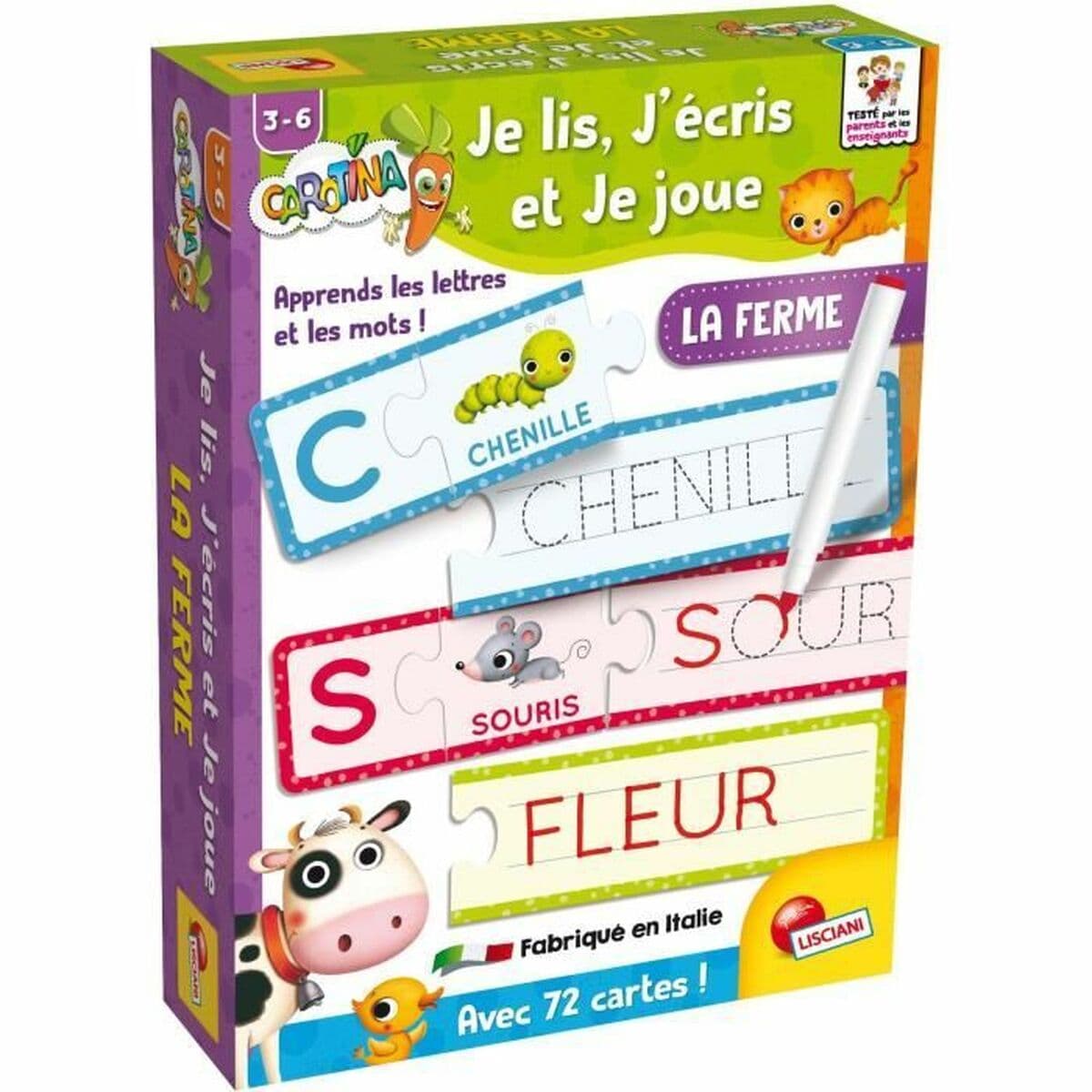Educatief Spel Lisciani Giochi Je lis, J´écris et je joue (FR)