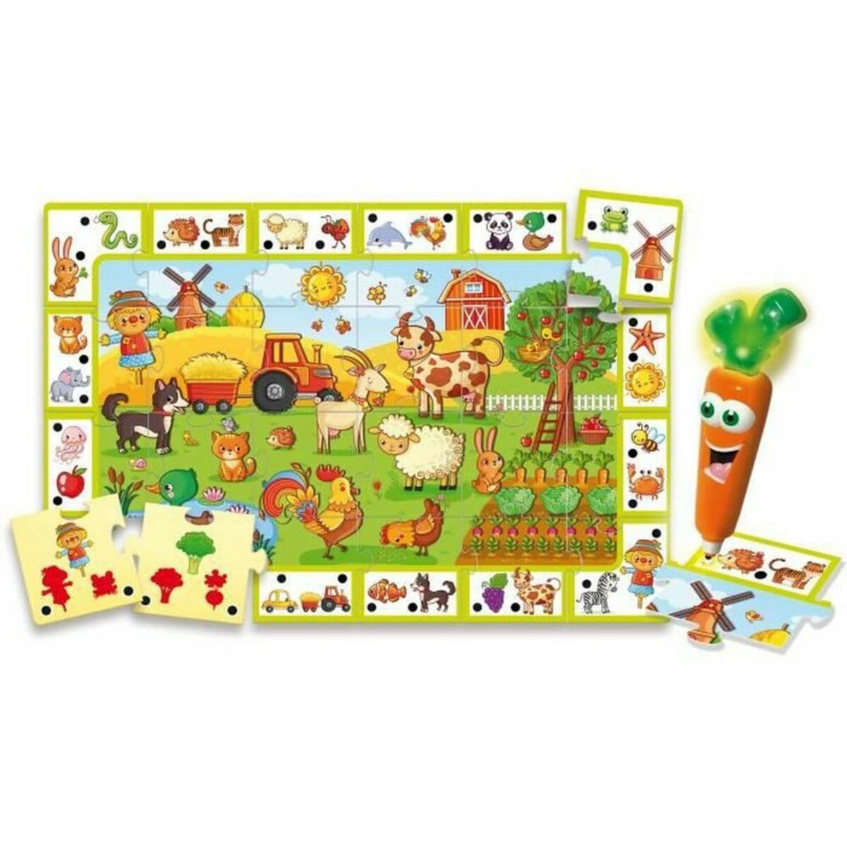 Juego Educativo Lisciani Giochi Hablando Carotina - Happy Farm (2 Unidades)