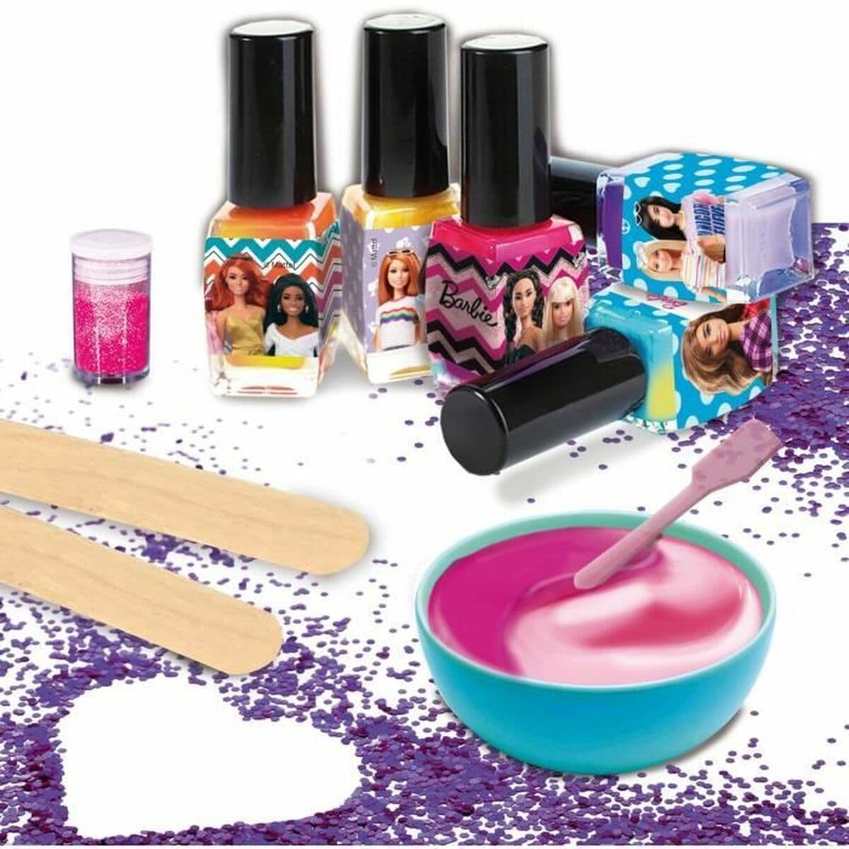 Set dei Manicure Lisciani Giochi Barbie nail art - Image 4