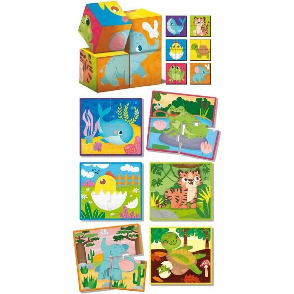 Juego Educativo Lisciani Giochi Cubes & Puzzle - Image 2