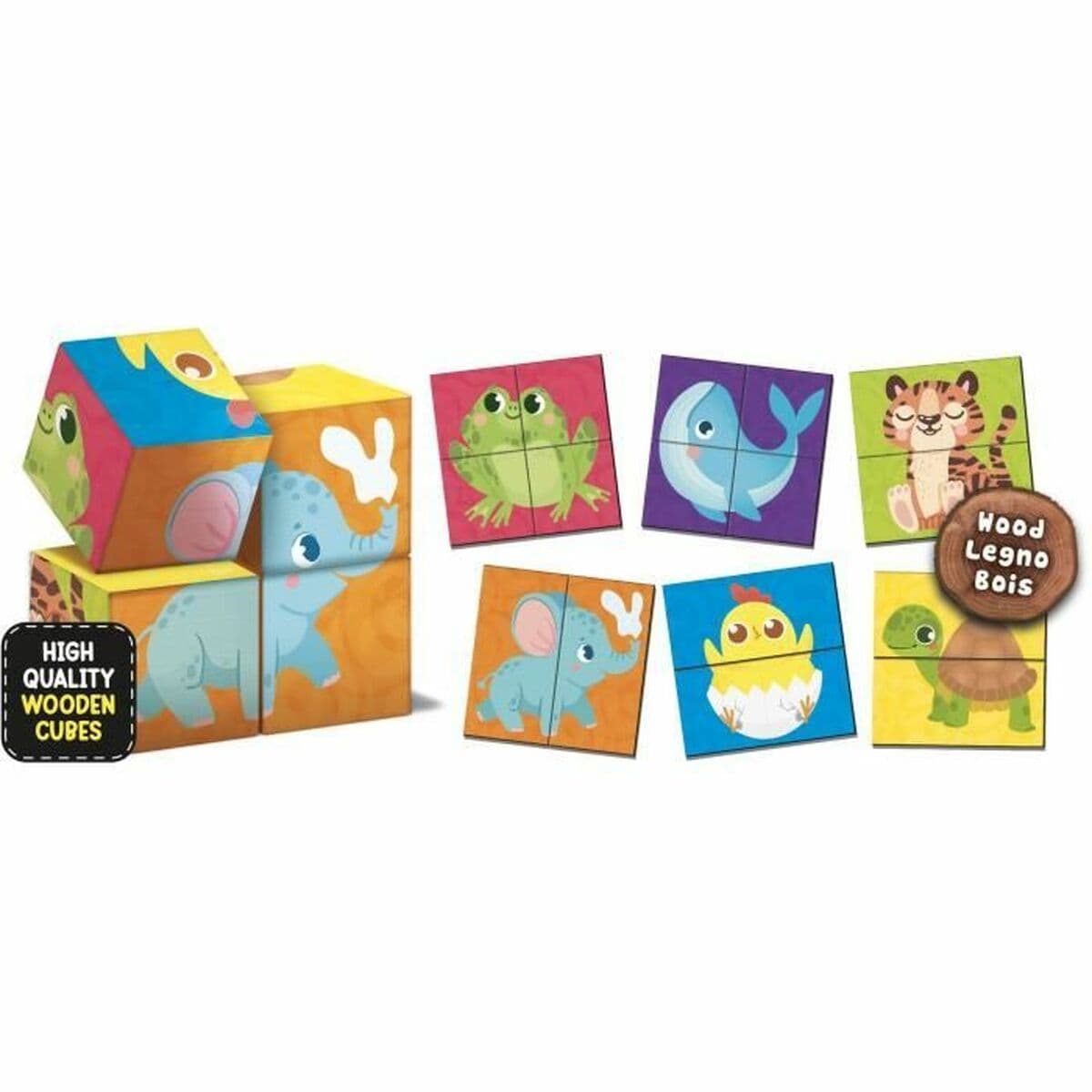 Juego Educativo Lisciani Giochi Cubes & Puzzle - Image 3