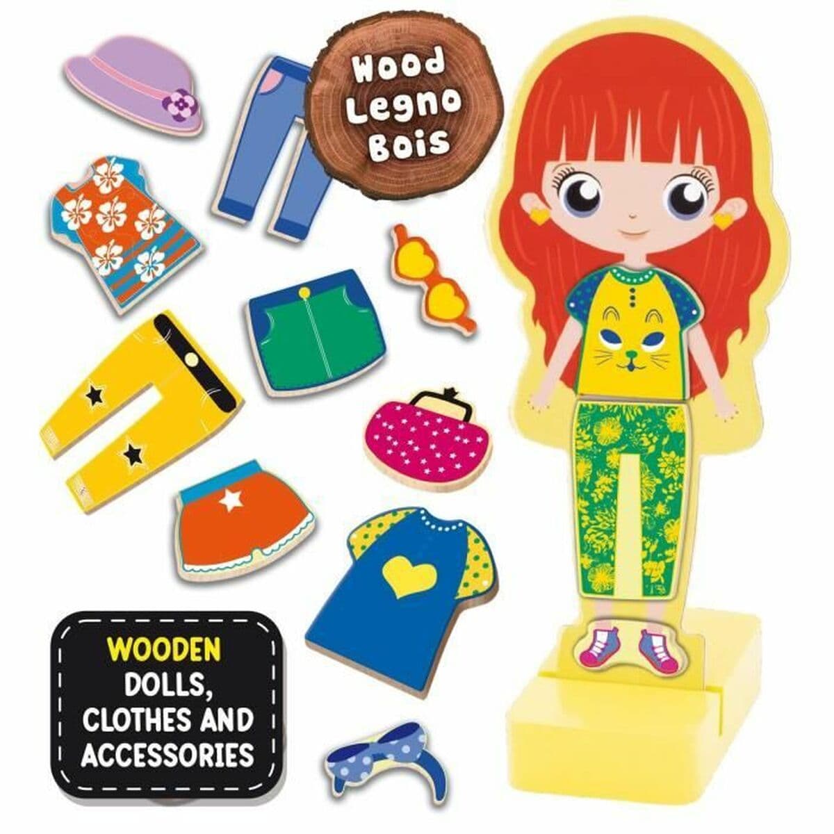 Juego Educativo Lisciani Giochi Magnetic Fashion Doll (FR) - Image 2