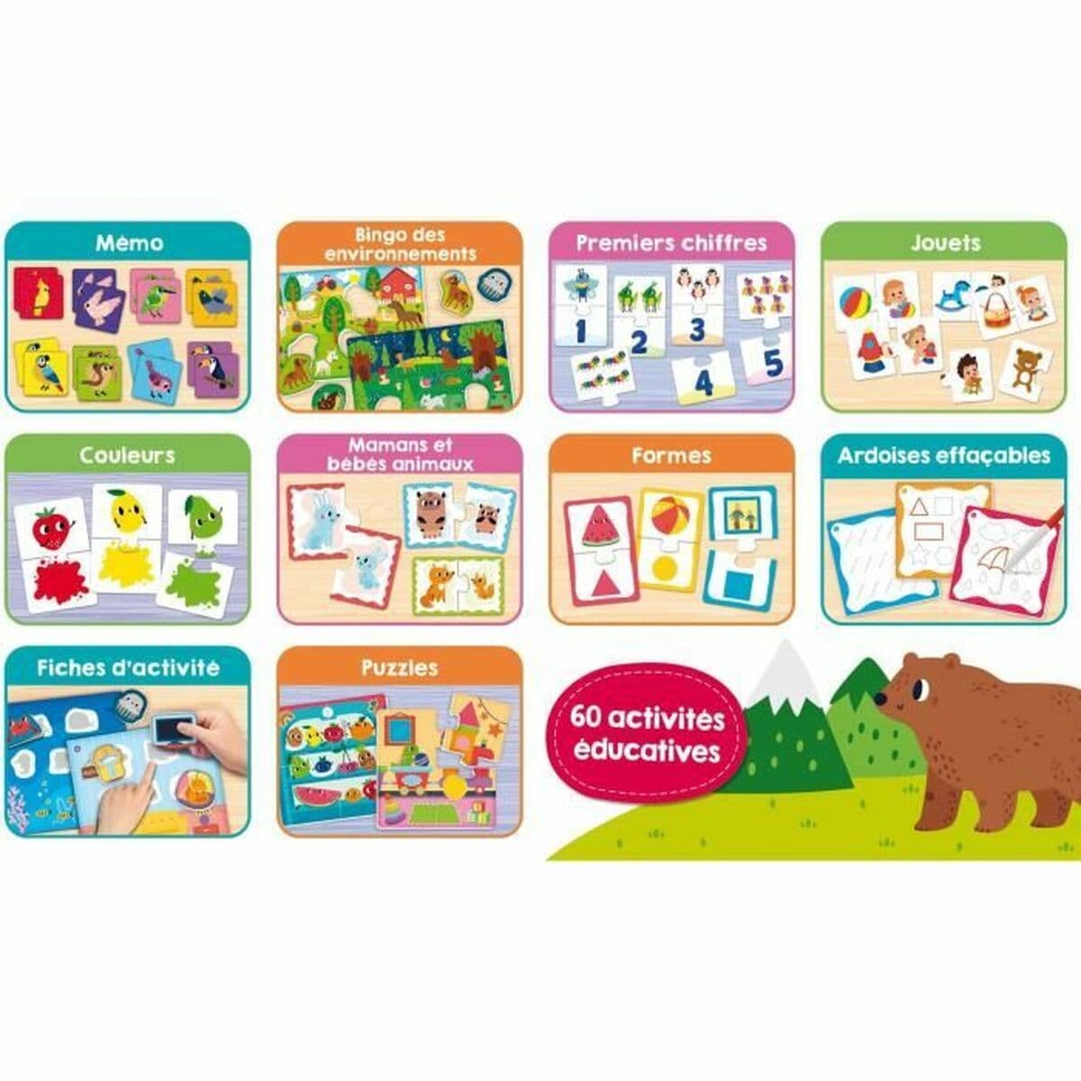 Juego Educativo Lisciani Giochi Carotina Baby 60 Jeux (FR) - Image 2