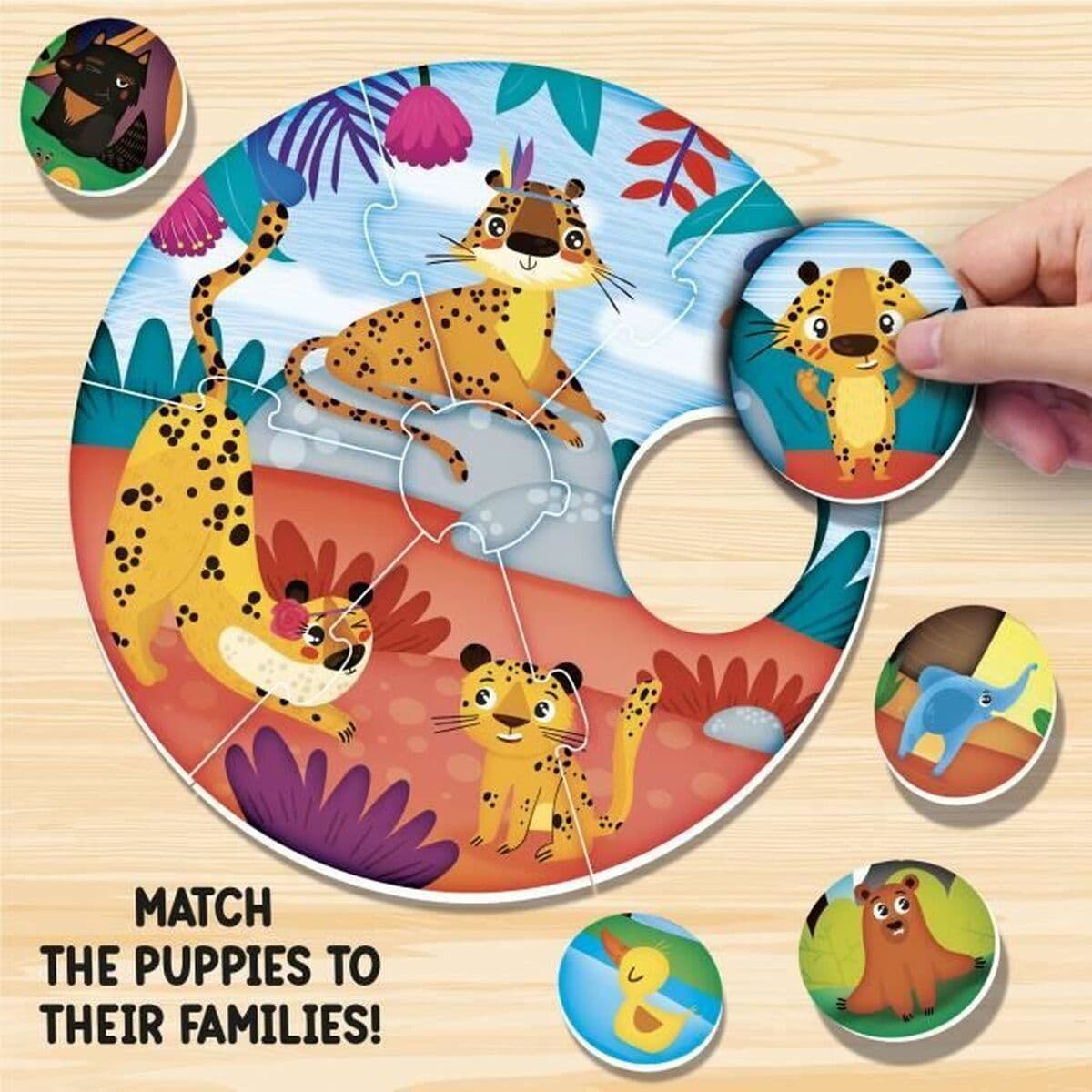 Juego Educativo Lisciani Giochi Montessori Baby Round Puppies (FR) - Image 3