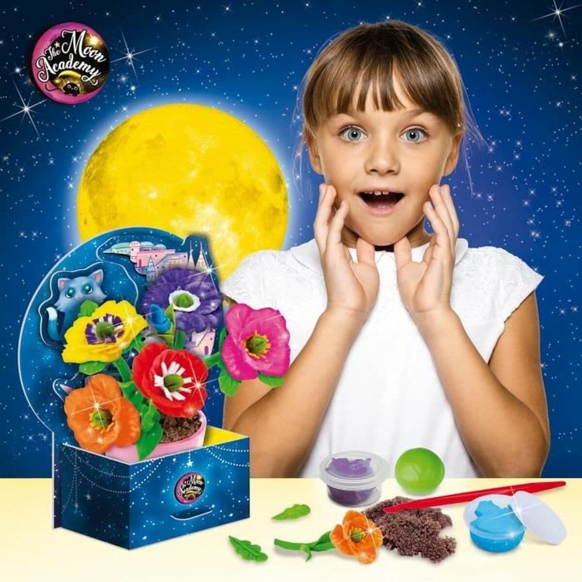 Bastelspiel Lisciani Giochi The Moon Academy Moon Flowers Bunt - Image 4