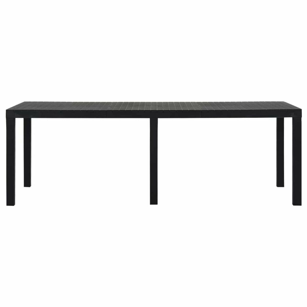 Mesa de Comedor IPAE Progarden Indo ind012an Extensible Antracita 220 x 90 x 72 cm - Image 3