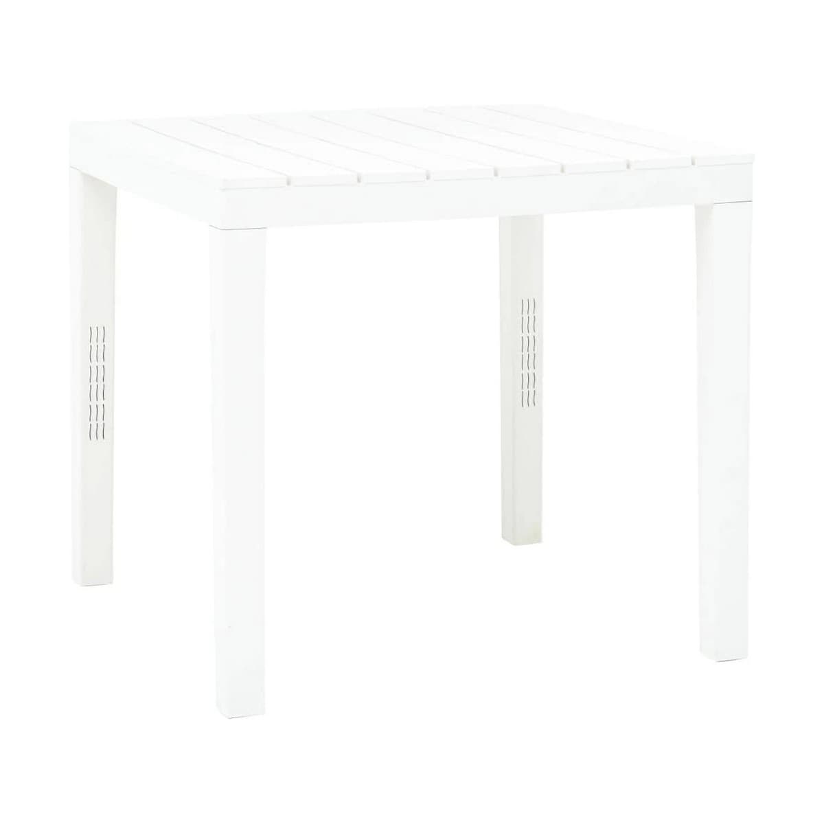 Mesa de Comedor IPAE Progarden Bali Blanco 78 x 78 x 72 cm - Image 2