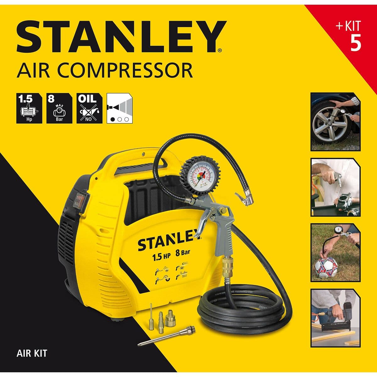 Kompresor Zraka Stanley 1868 1100 W 230 V - Image 9