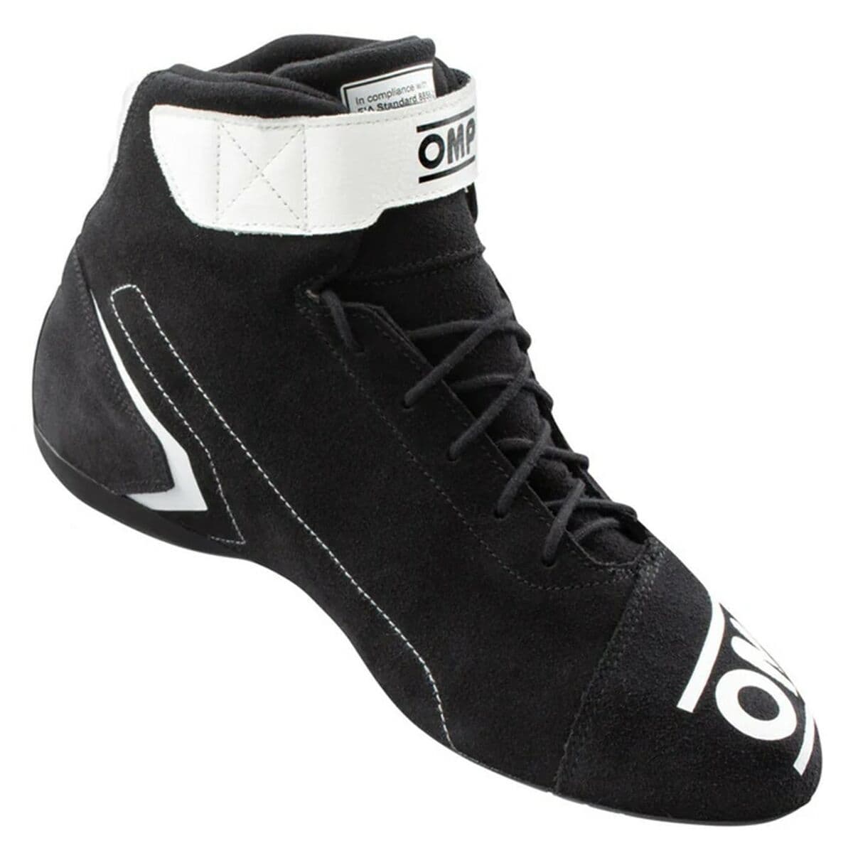 Rennstiefel OMP FIRST Schwarz/Weiß 45 - Image 3