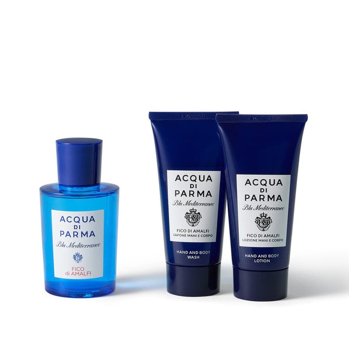 Set de Perfume Unisex Acqua Di Parma BLU MEDITERRANEO FICO DI AMALFI 3 Piezas