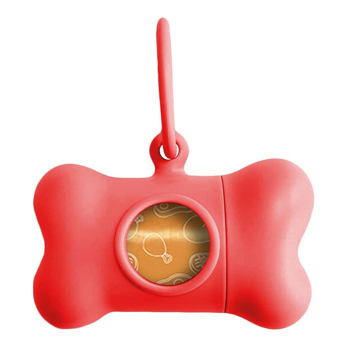 Hållare för bajspåsar United Pets Bon Ton Classic Hund Röd (8 x 4,2 x 5 cm)