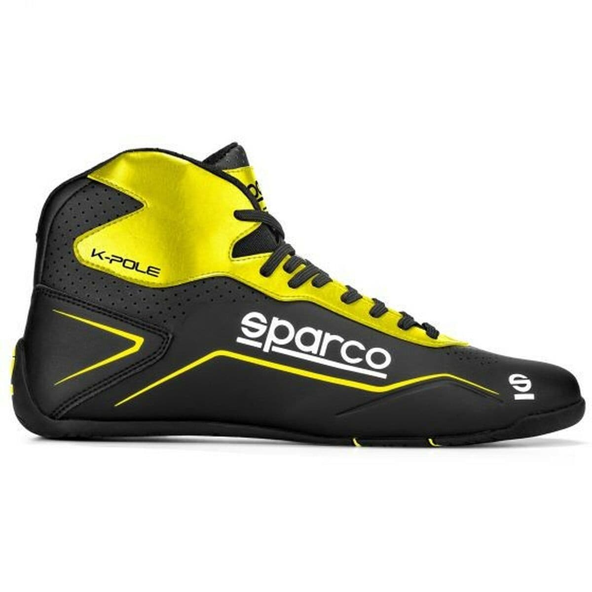 Hausschuhe Sparco K-POLE 46 Schwarz/Gelb