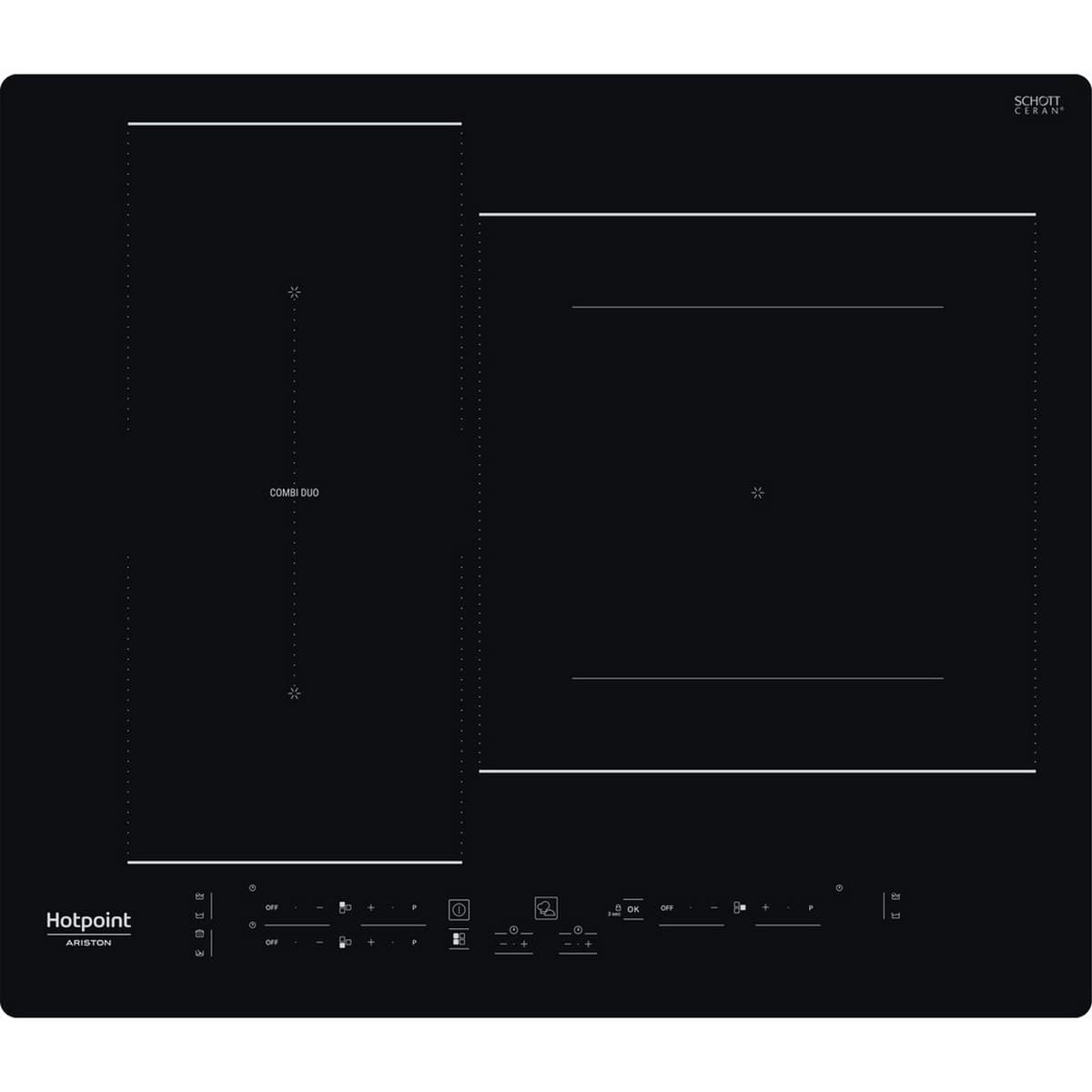Induktionskochfeld Hotpoint HB 2760B NE 60 cm 7200 W - Image 2