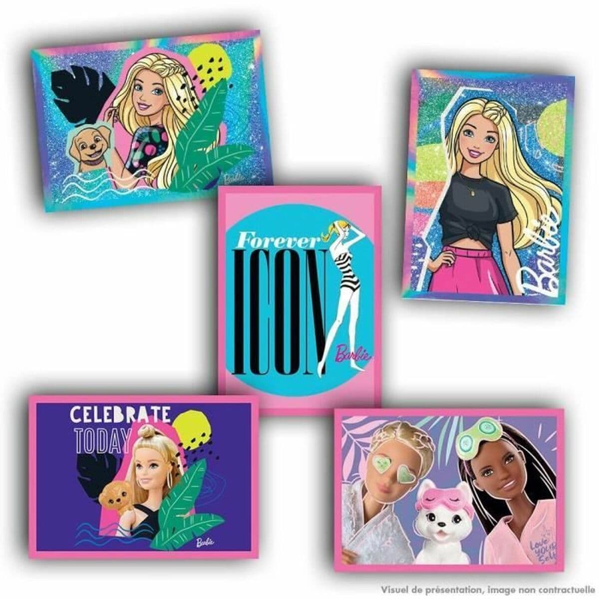 Albumas su lipdukais Panini Barbie - Image 4