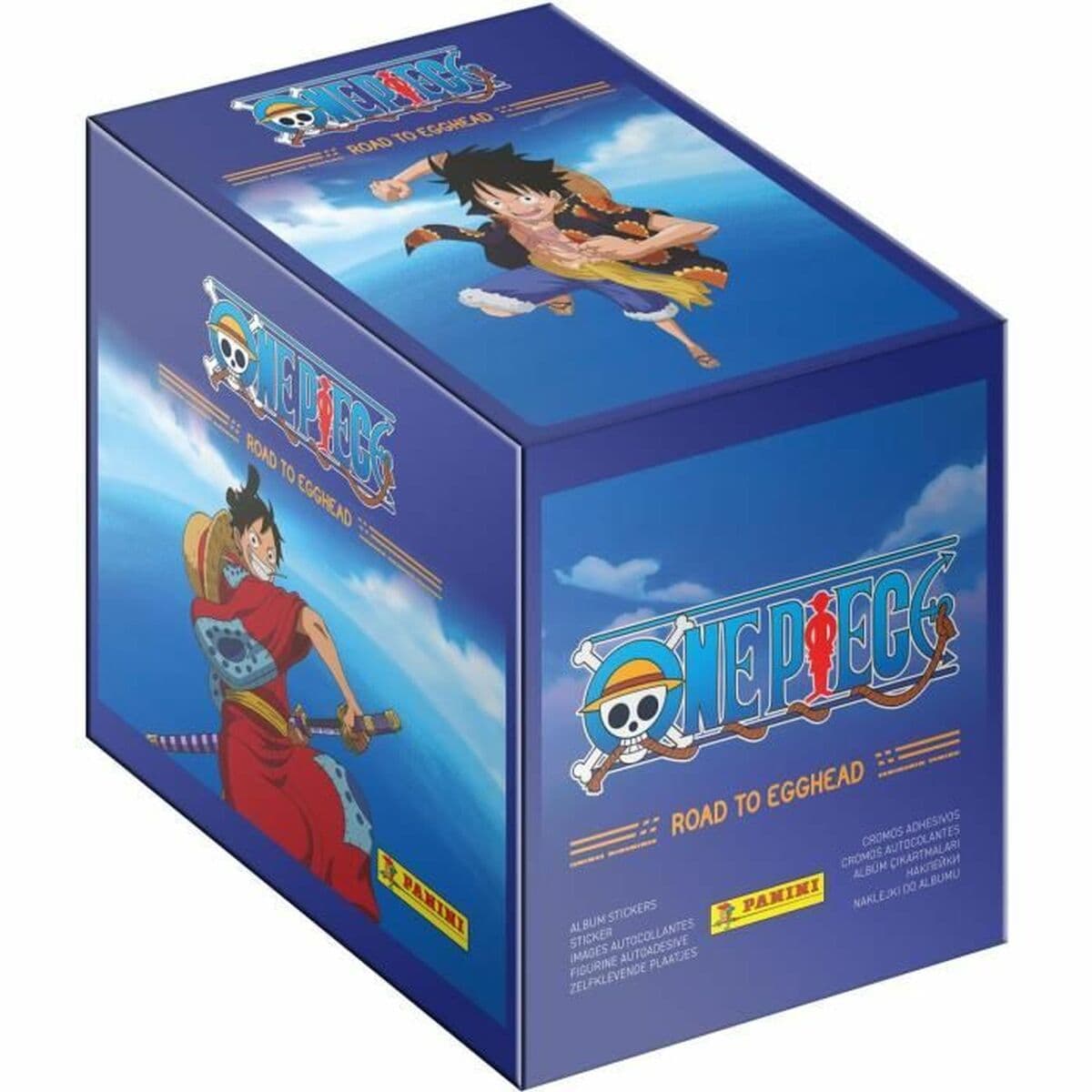 Pakke med klistremerker Panini One Piece Road to Egghead 180 Deler