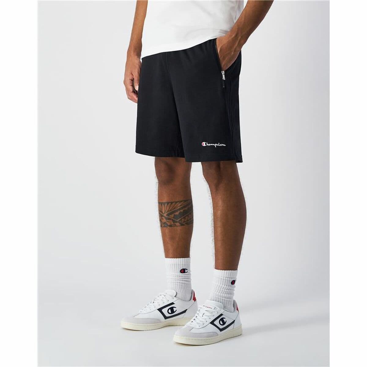 Pantalón Largo Deportivo Champion Negro Hombre - Image 2