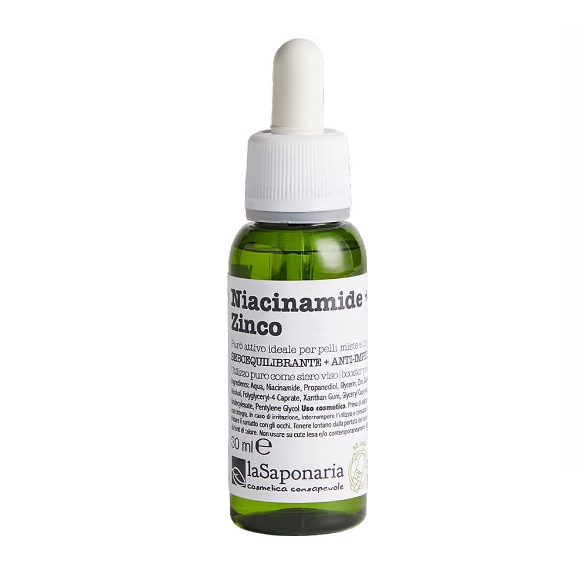 Veido serumas La Saponaria Niacinamida + Zinc 30 ml