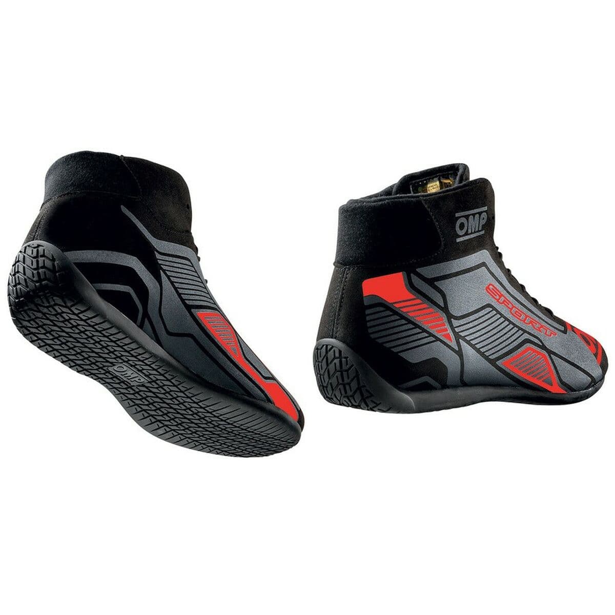 Rennstiefel OMP SPORT Schwarz/Rot 38 - Image 2