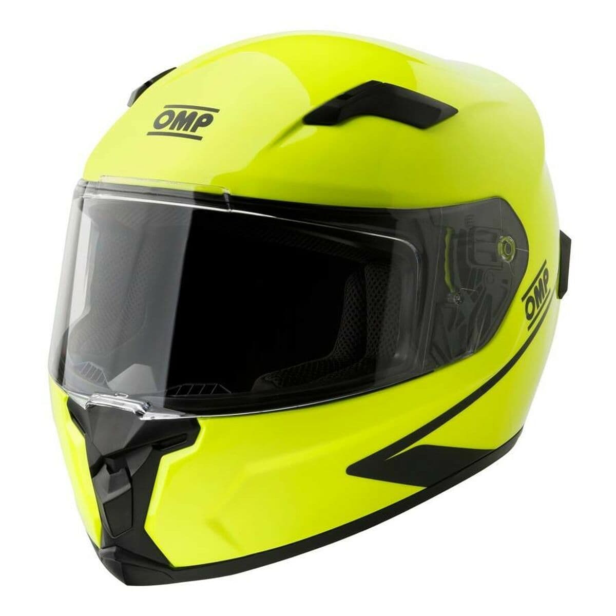 Casco Integral OMP CIRCUIT EVO2 Amarillo Fluorescente S