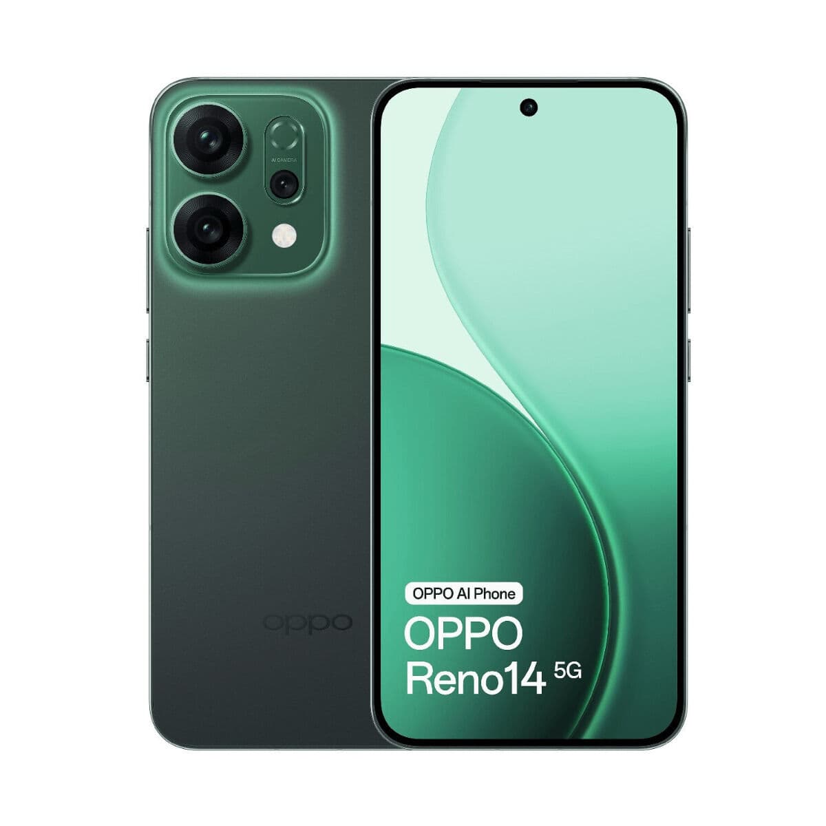 Smartphonei Oppo Reno14 6,59" Octa Core 12 GB RAM 512 GB Zelena