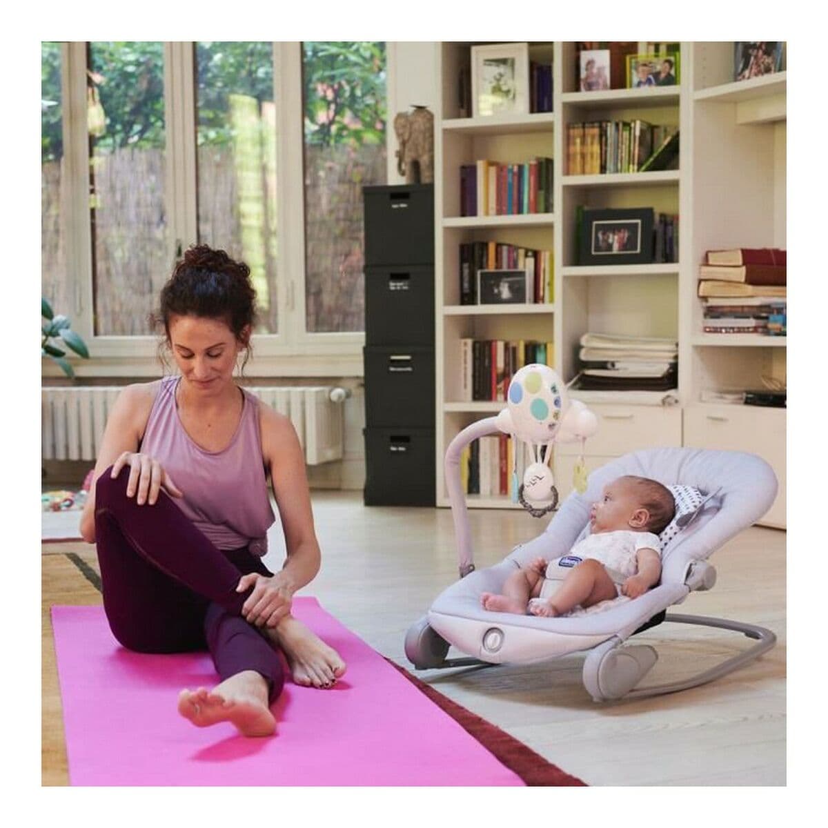 Hängmatta för bebis Chicco Balloon Dots Blå - Image 2