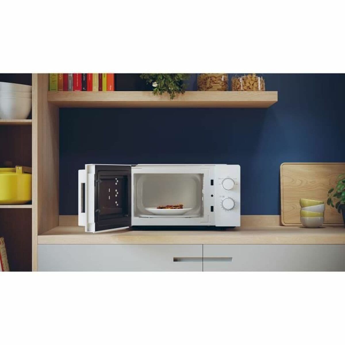 Mikroviļņu Krāsni Candy 38001015 Balts Melns 700 W 20 L - Image 3