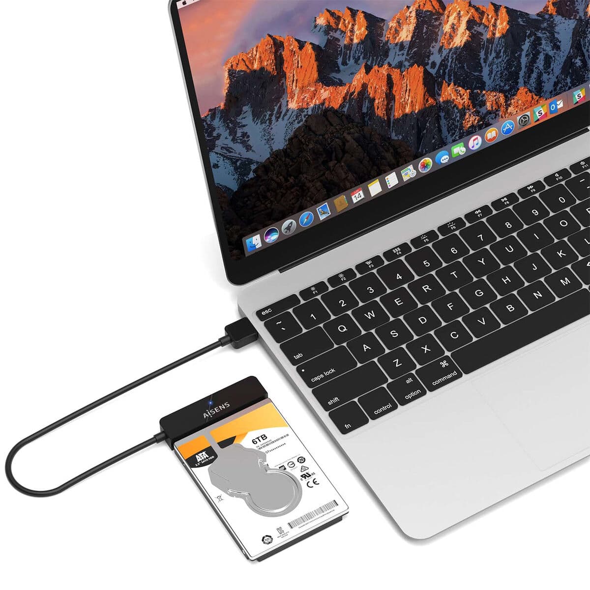 Cable SATA Aisens ASE-25A03B USB USB-A USB 3.2 - Image 4
