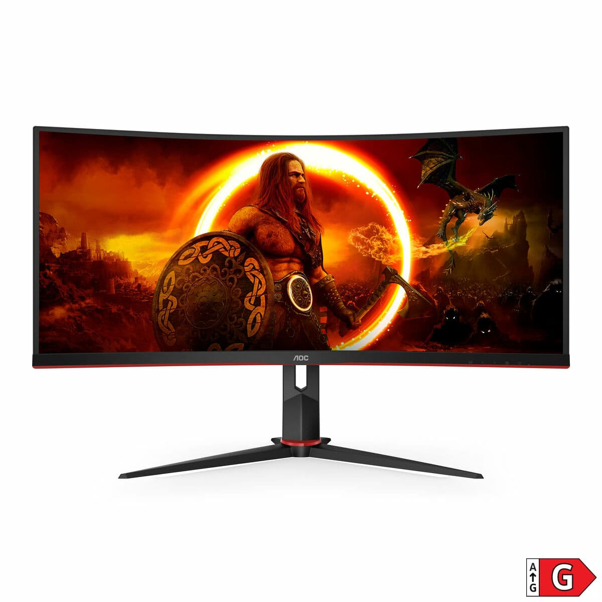 Monitor AOC CU34G2XP/BK UltraWide Quad HD 34" - Image 2