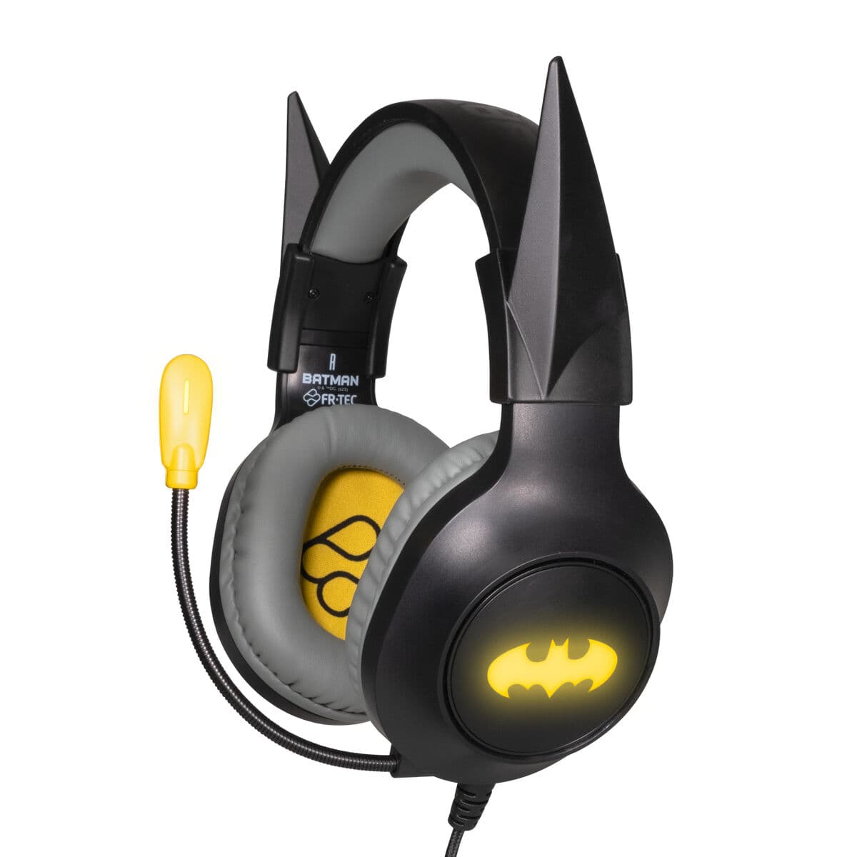 Gaming Headset mit Mikrofon FR-TEC BATMAN Gelb Schwarz