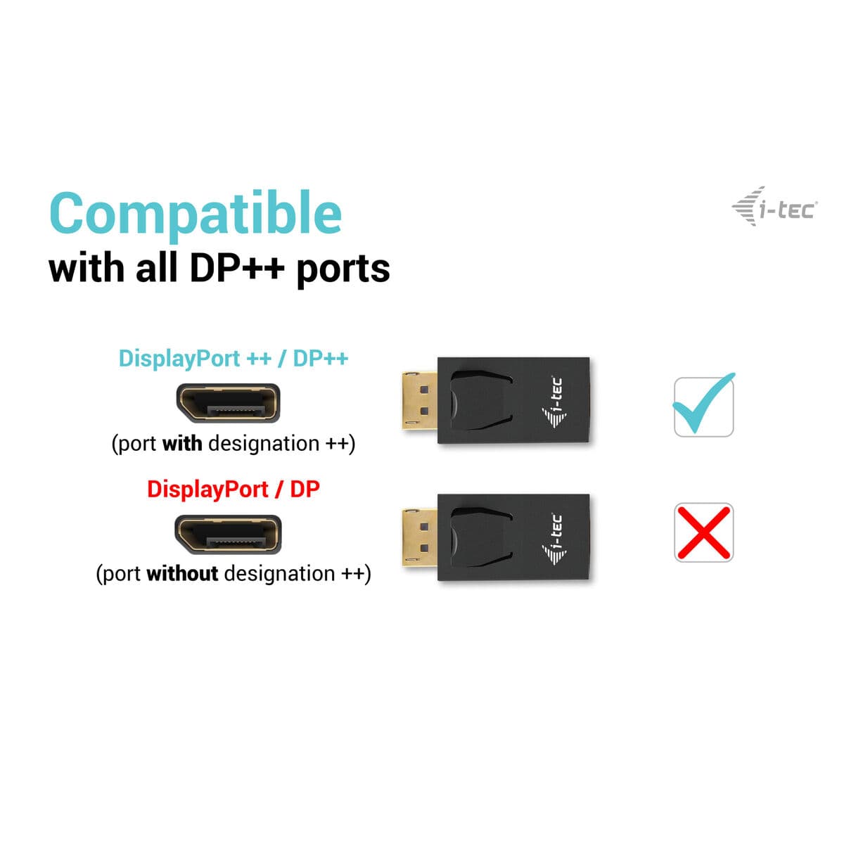 Thunderbolt till USB-C Adapter i-Tec DP2HDMI4K30HZ - Image 2