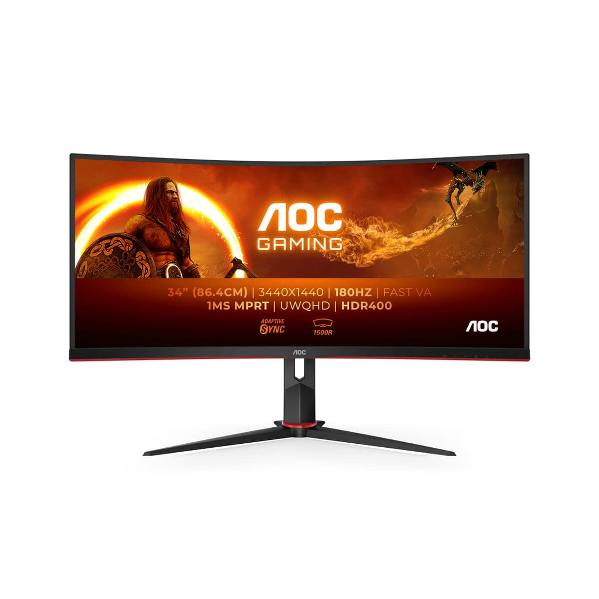 Monitor AOC CU34G2XP/BK UltraWide Quad HD 34" - Image 11