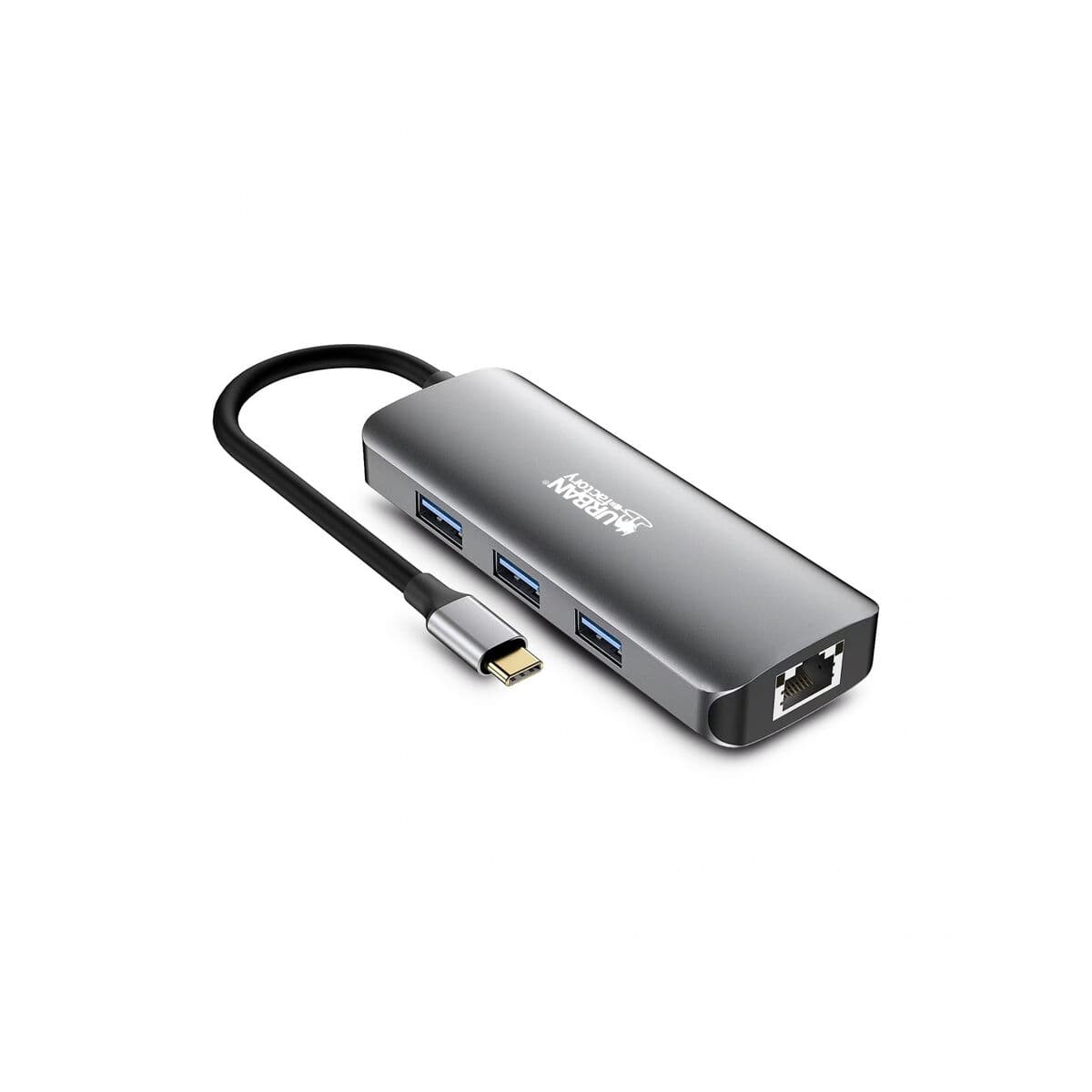 Hub USB-C Urban Factory MHC55UF Gris - Image 4