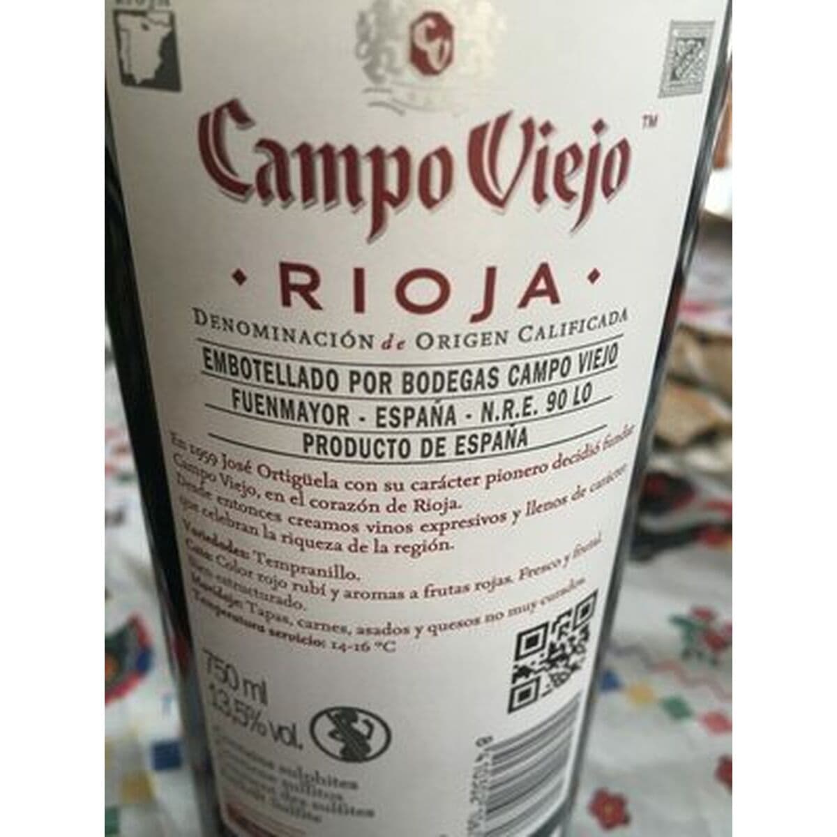 Vino Tinto Campo Viejo 1,2 kg - Image 4